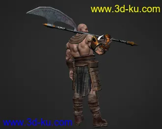 游戏角色模型,刀疤男模型的图片