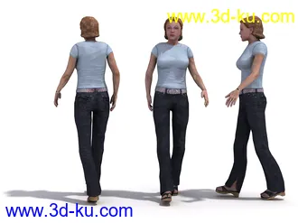 男性女性各种姿势造型人物模型合集的图片10