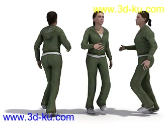 男性女性各种姿势造型人物模型合集的图片20