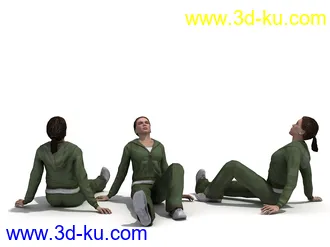男性女性各种姿势造型人物模型合集的图片25