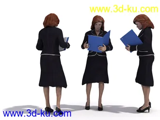 男性女性各种姿势造型人物模型合集的图片