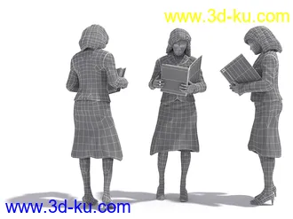 男性女性各种姿势造型人物模型合集的图片