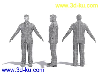 男性女性各种姿势造型人物模型合集的图片54
