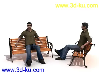 男性女性各种姿势造型人物模型合集的图片84