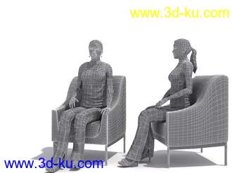 男性女性各种姿势造型人物模型合集的图片90