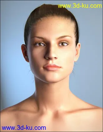 美女人物模型,max,fbx格式的图片