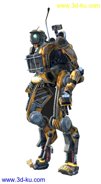 泰坦陨落机甲模型,obj,dae格式的图片