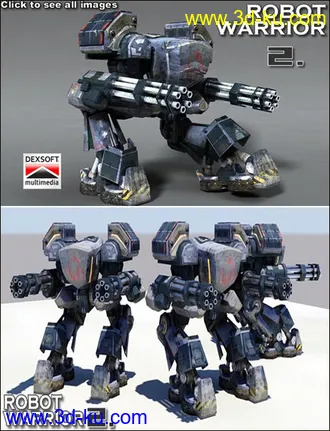 机器人战士,重炮手模型的图片