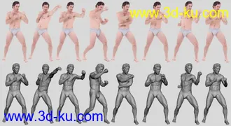 3D人物模型,obj,ztl格式的图片1