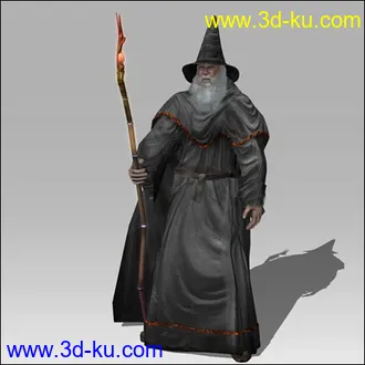 老巫师模型,男巫师模型的图片