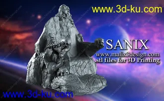 灭霸3D打印模型的图片