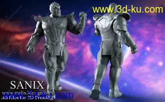灭霸3D打印模型的图片