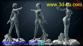黑寡妇3D打印模型的图片