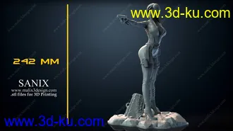 黑寡妇3D打印模型的图片