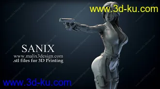 黑寡妇3D打印模型的图片