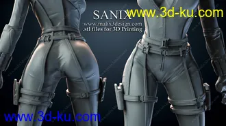 黑寡妇3D打印模型的图片