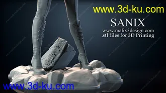 黑寡妇3D打印模型的图片