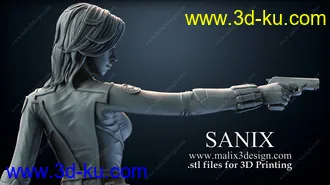 黑寡妇3D打印模型的图片