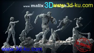 黑寡妇3D打印模型的图片