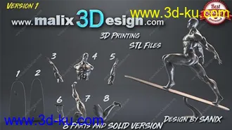 银影侠3D打印模型的图片