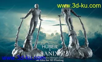 3D打印模型集,男女死侍,钢铁侠,吉塔娜等影视游戏角色的图片6