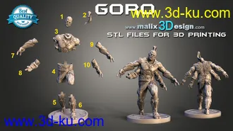 3D打印模型集,男女死侍,钢铁侠,吉塔娜等影视游戏角色的图片28