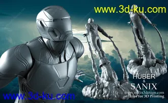 3D打印模型集,男女死侍,钢铁侠,吉塔娜等影视游戏角色的图片42