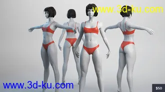美少女模型02的图片