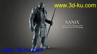忍者神龟3D打印模型的图片