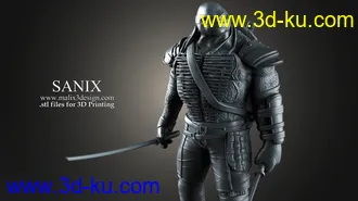 忍者神龟3D打印模型的图片