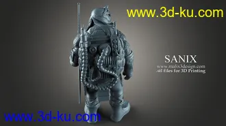 忍者神龟3D打印模型的图片