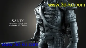 忍者神龟3D打印模型的图片