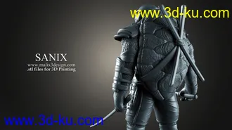 忍者神龟3D打印模型的图片