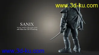忍者神龟3D打印模型的图片
