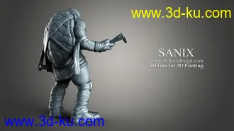 忍者神龟3D打印模型的图片