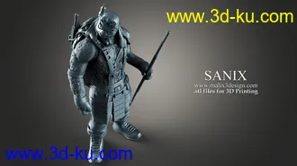 忍者神龟3D打印模型的图片