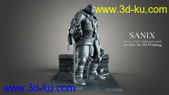 忍者神龟3D打印模型的图片