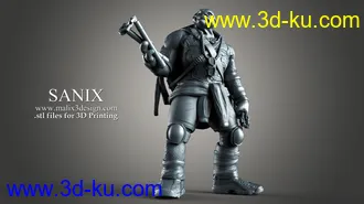 忍者神龟3D打印模型的图片