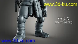 忍者神龟3D打印模型的图片