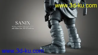 忍者神龟3D打印模型的图片
