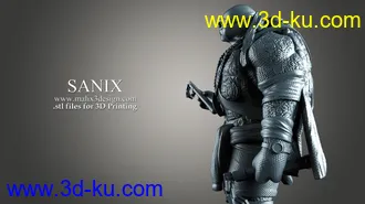 忍者神龟3D打印模型的图片