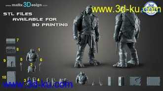 忍者神龟3D打印模型的图片