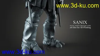 忍者神龟3D打印模型的图片