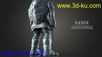 忍者神龟3D打印模型的图片