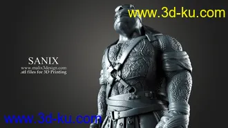 忍者神龟3D打印模型的图片