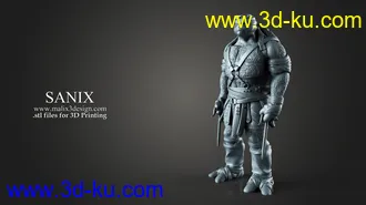 忍者神龟3D打印模型的图片