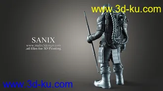 忍者神龟3D打印模型的图片