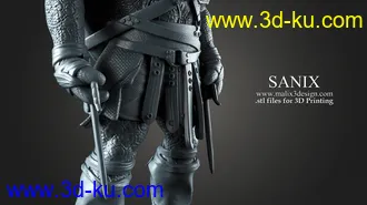 忍者神龟3D打印模型的图片