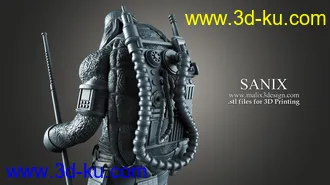 忍者神龟3D打印模型的图片