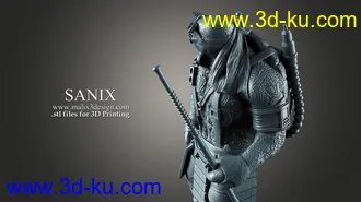 忍者神龟3D打印模型的图片
